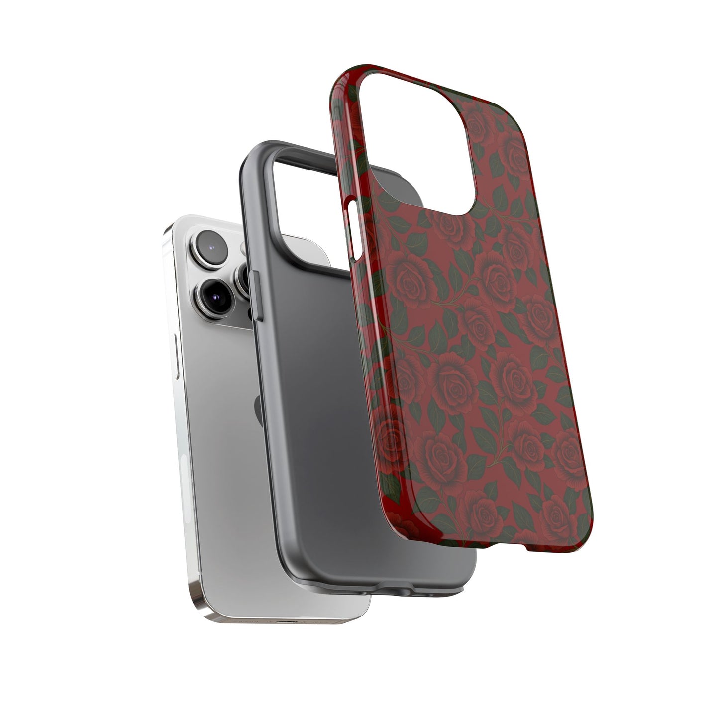 Phone Case Red Rose Tough Cases