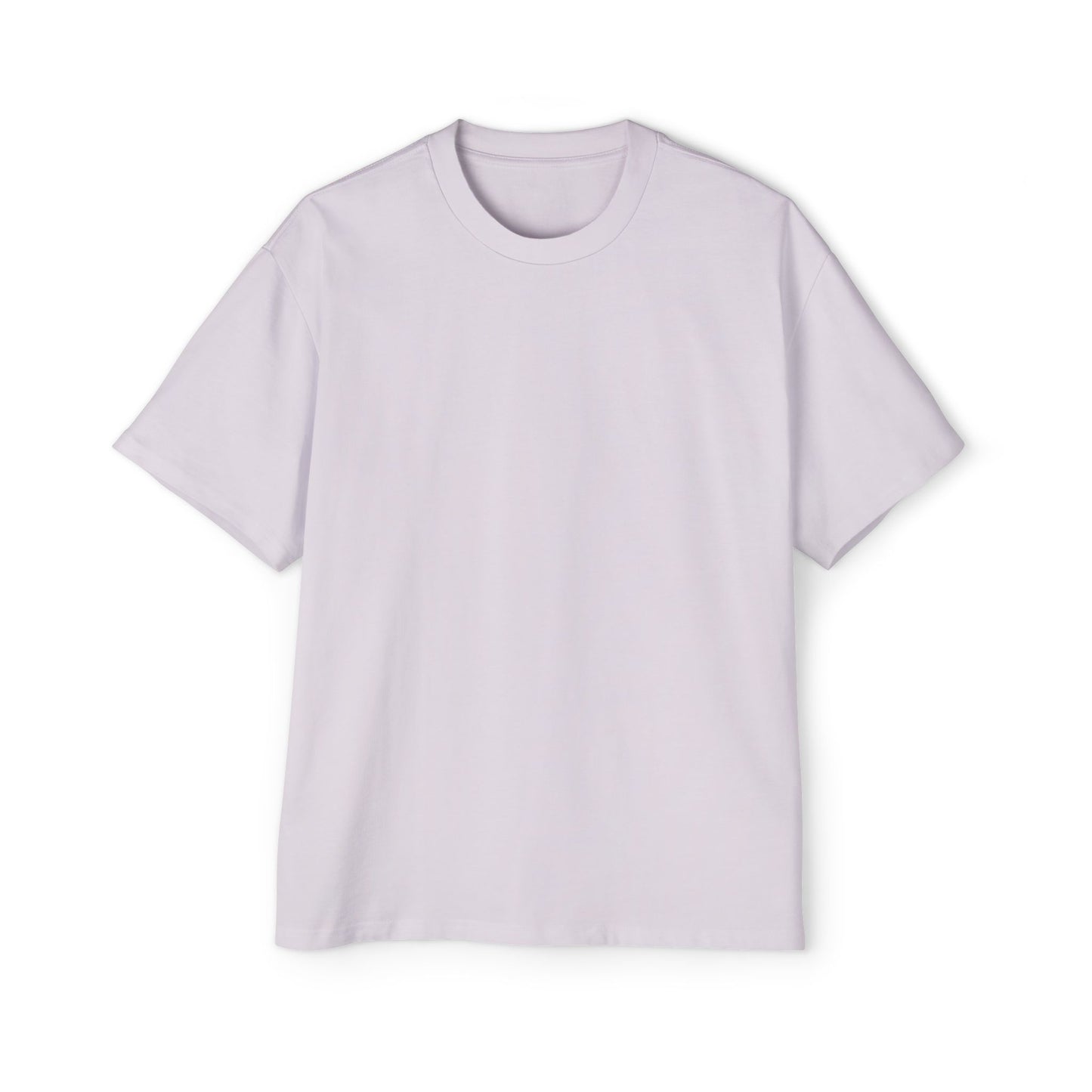 Oversized Tee with Line Art Flower Design