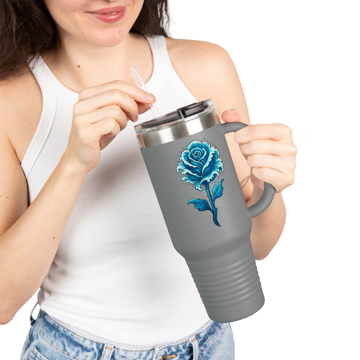Floral Travel Mug