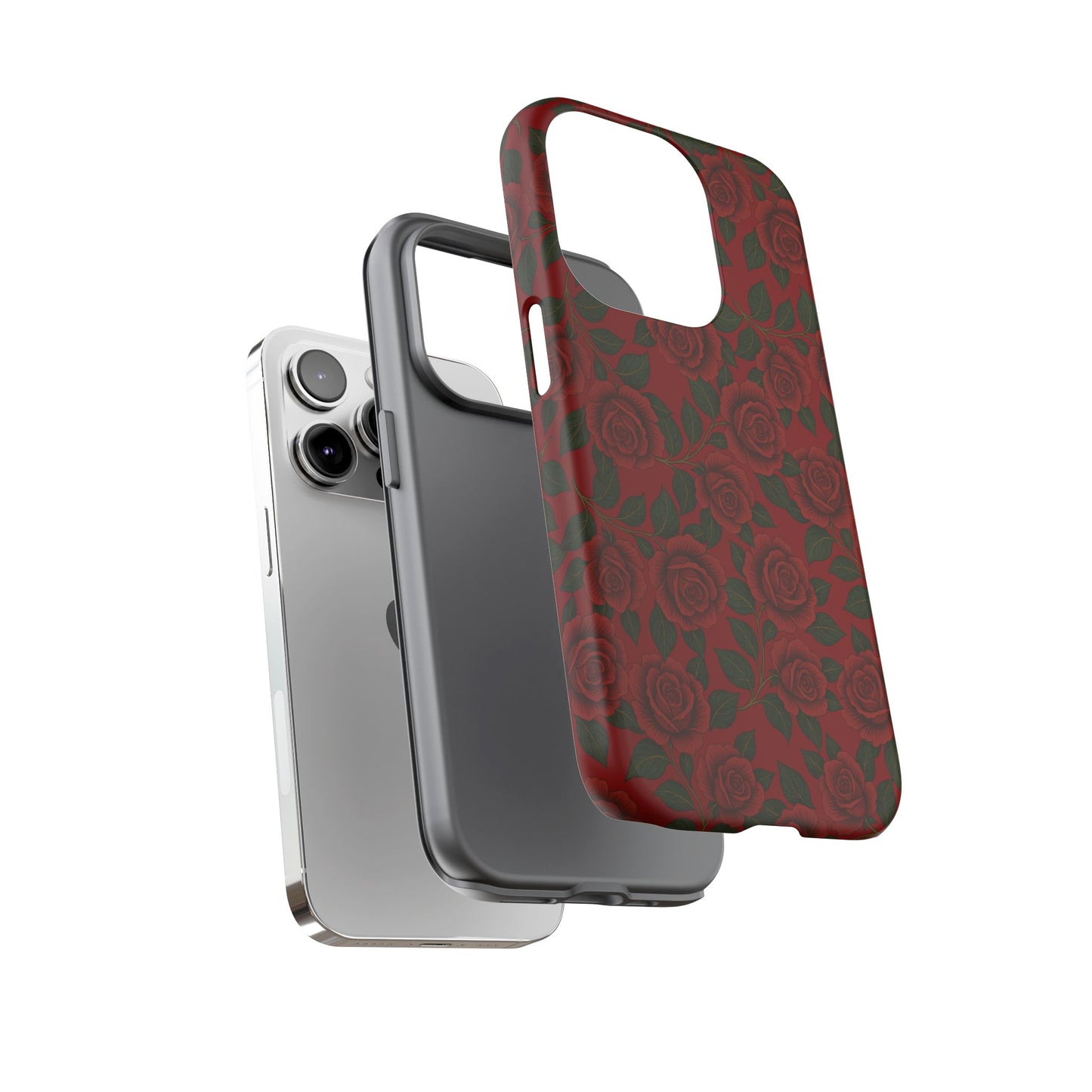 Phone Case Red Rose Tough Cases