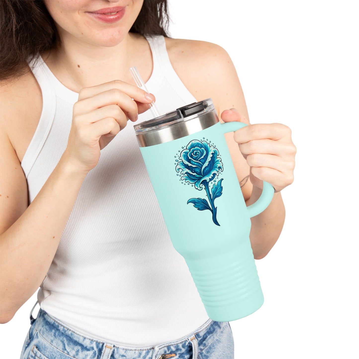 Floral Travel Mug
