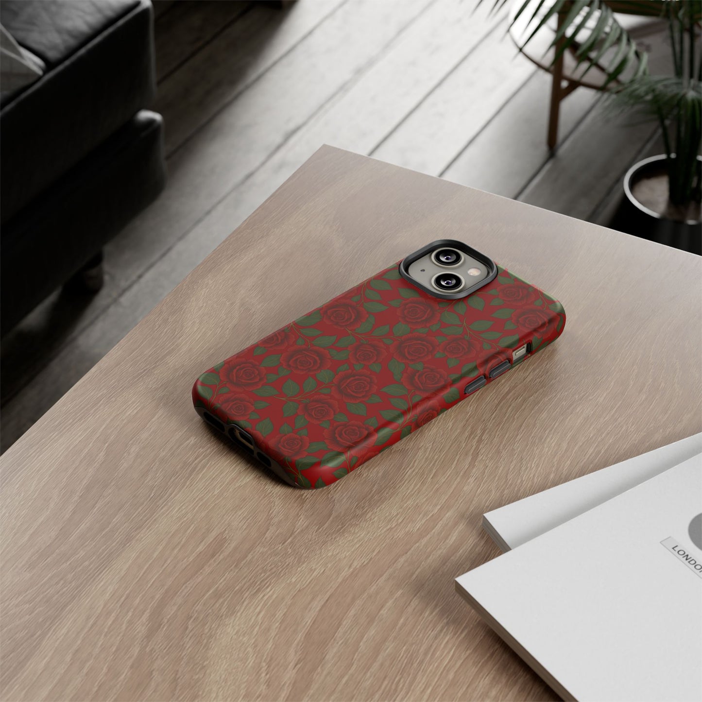 Phone Case Red Rose Tough Cases