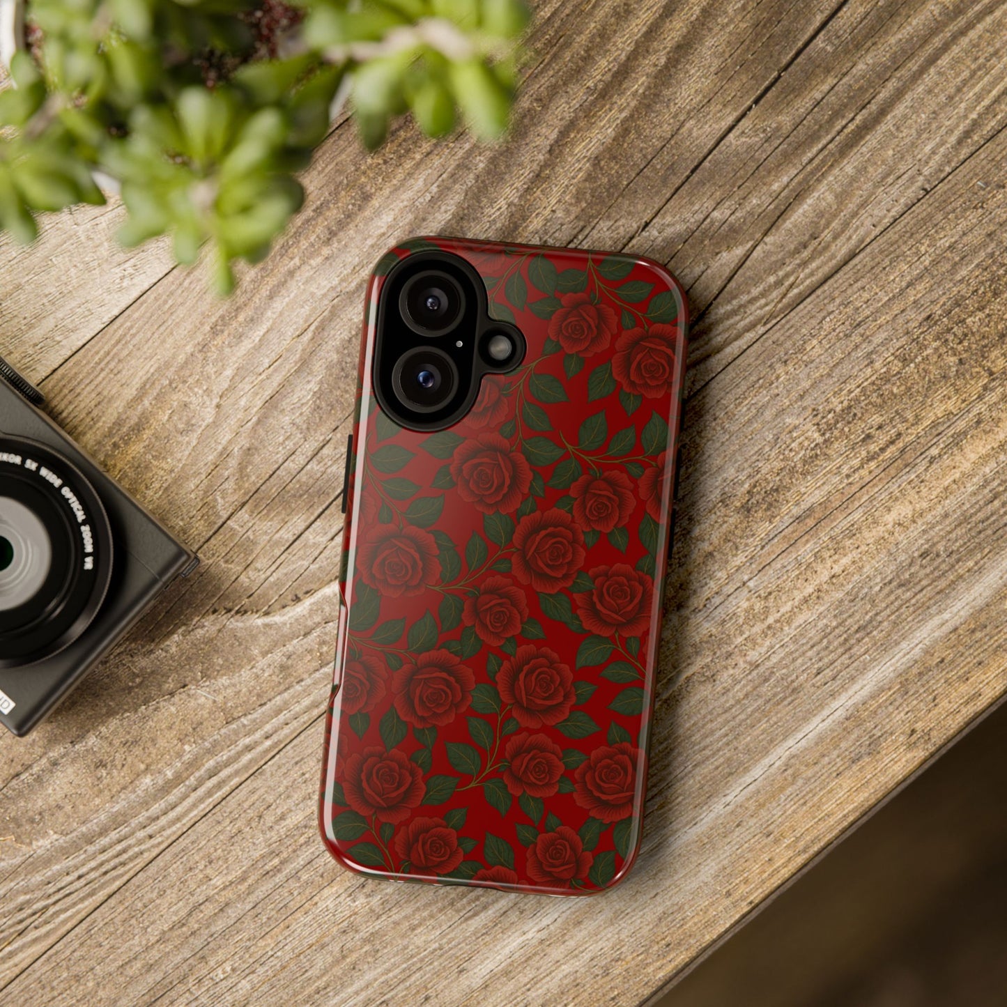 Phone Case Red Rose Tough Cases