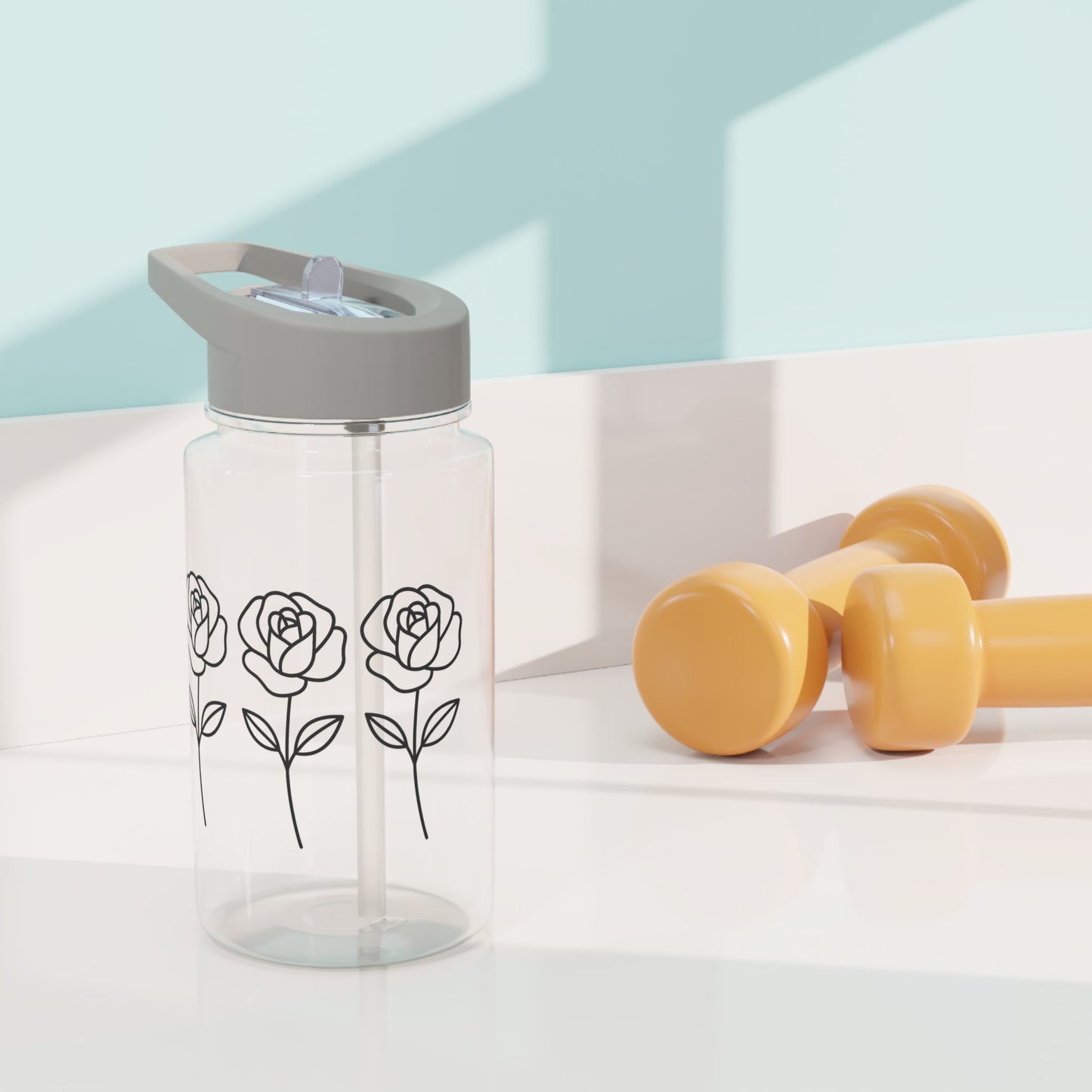 Floral Water Bottle