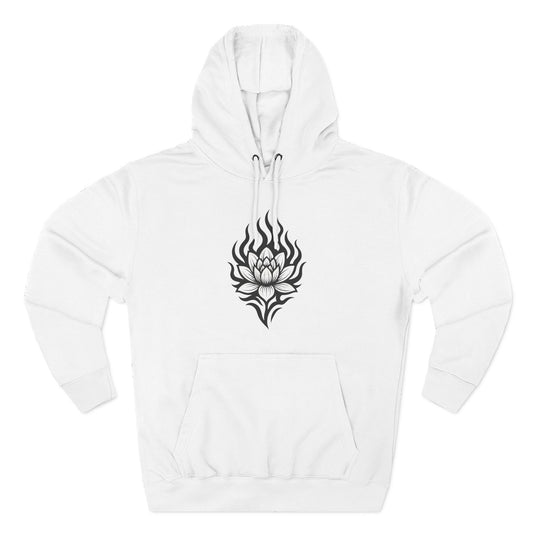 Fleece Hoodie - Floral Design