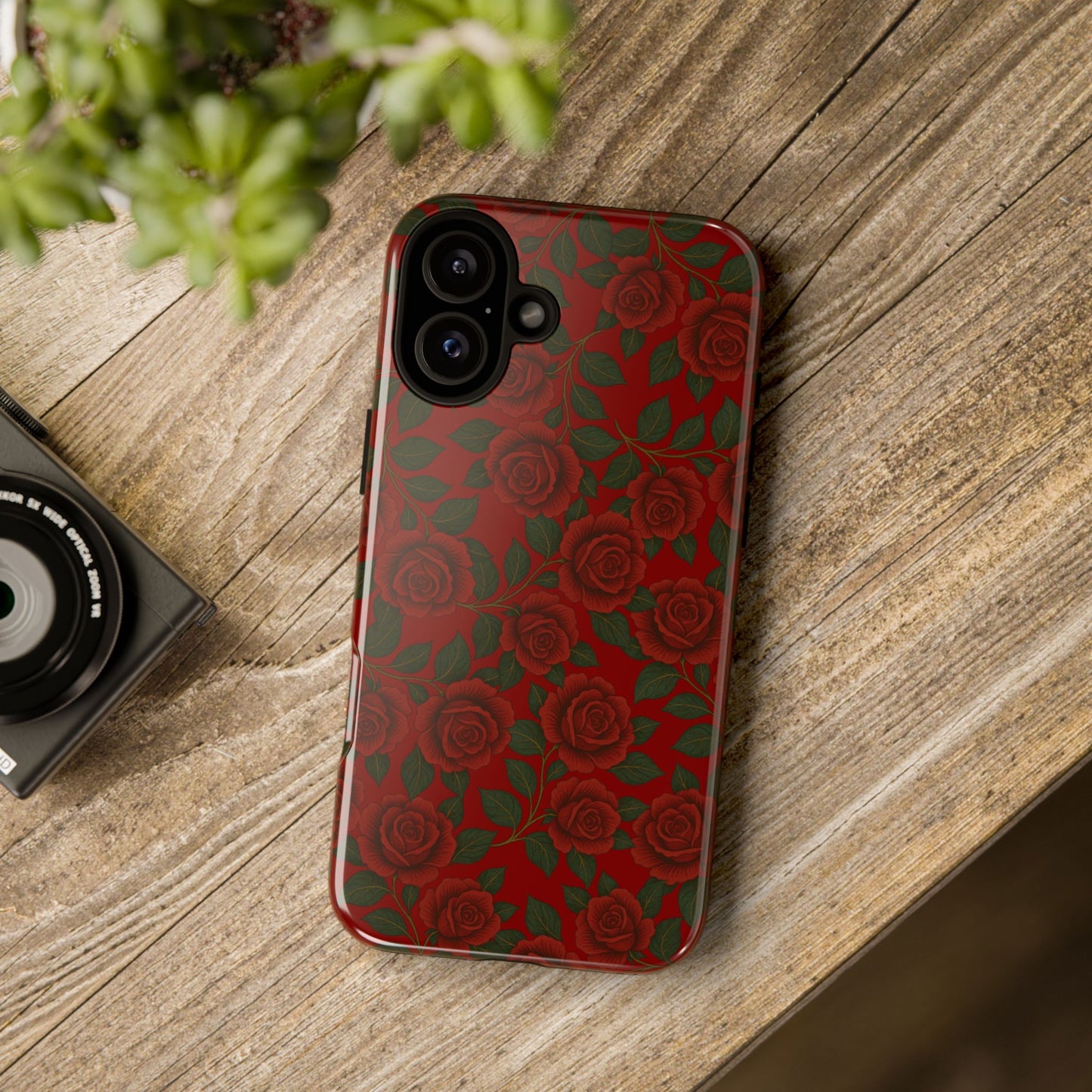 Phone Case Red Rose Tough Cases