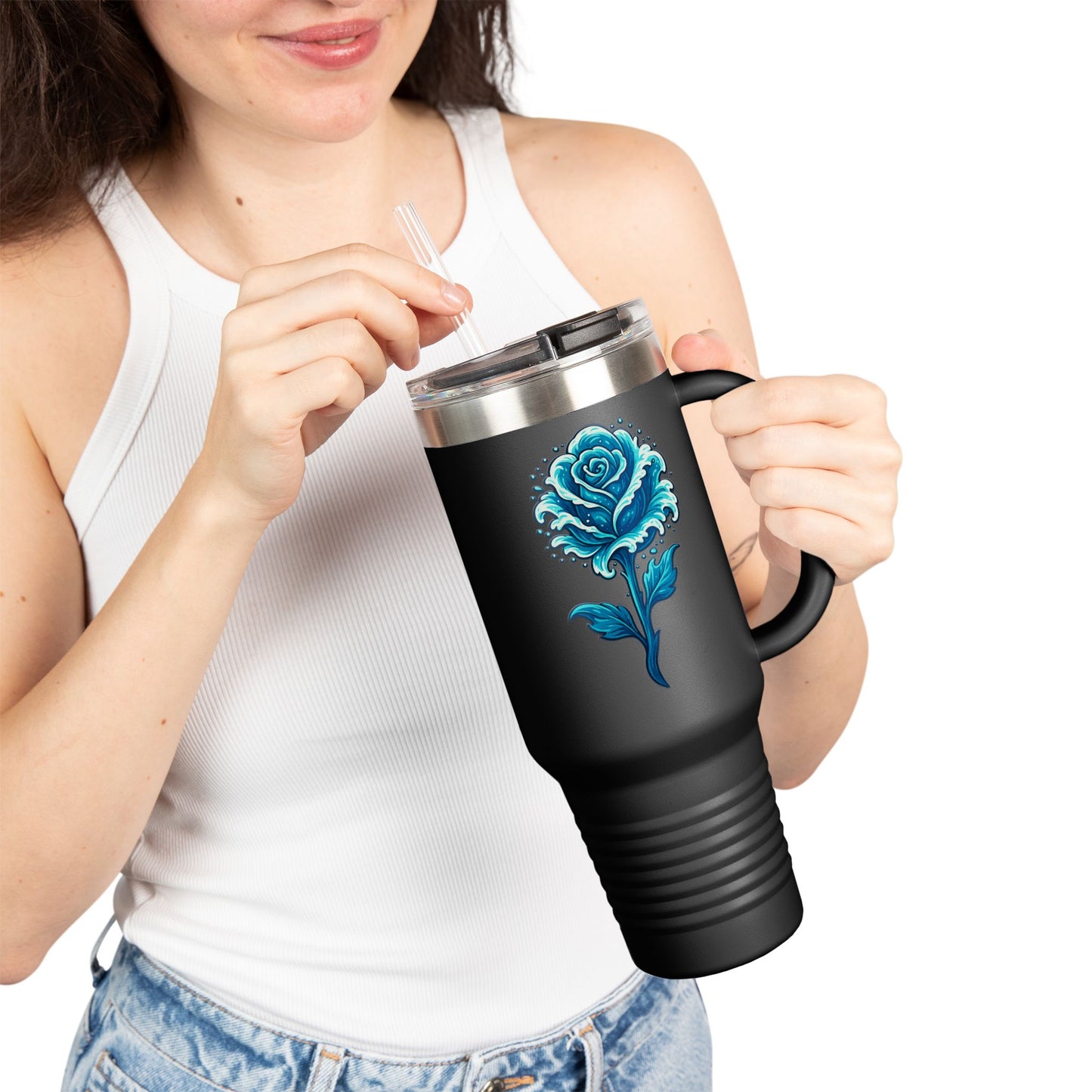 Floral Travel Mug