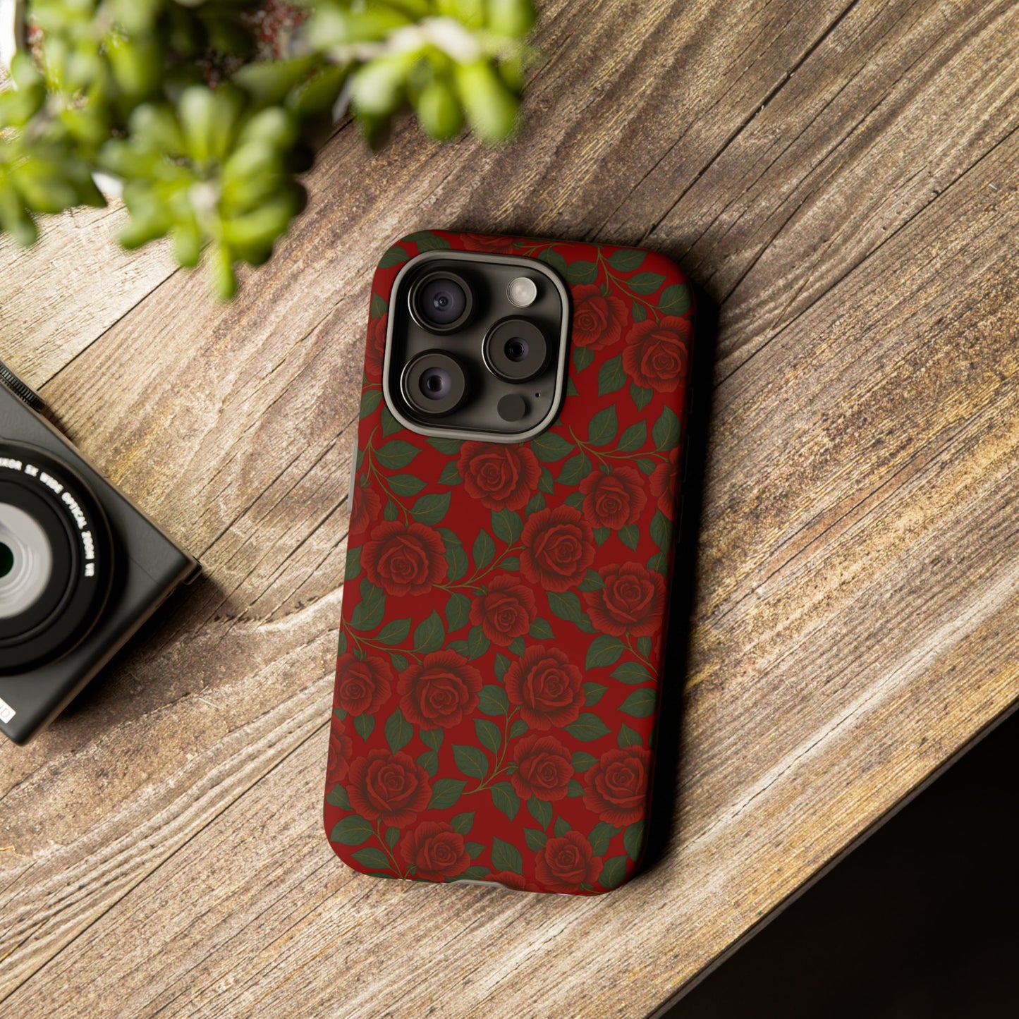 Phone Case Red Rose Tough Cases