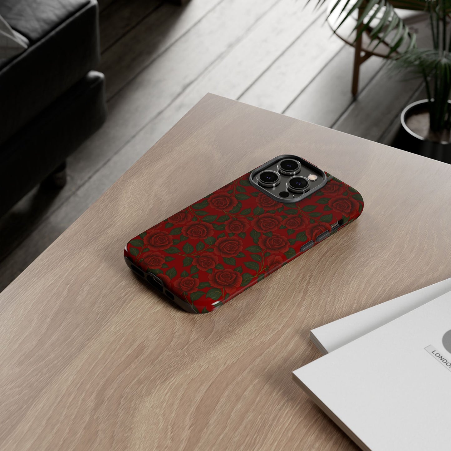 Phone Case Red Rose Tough Cases