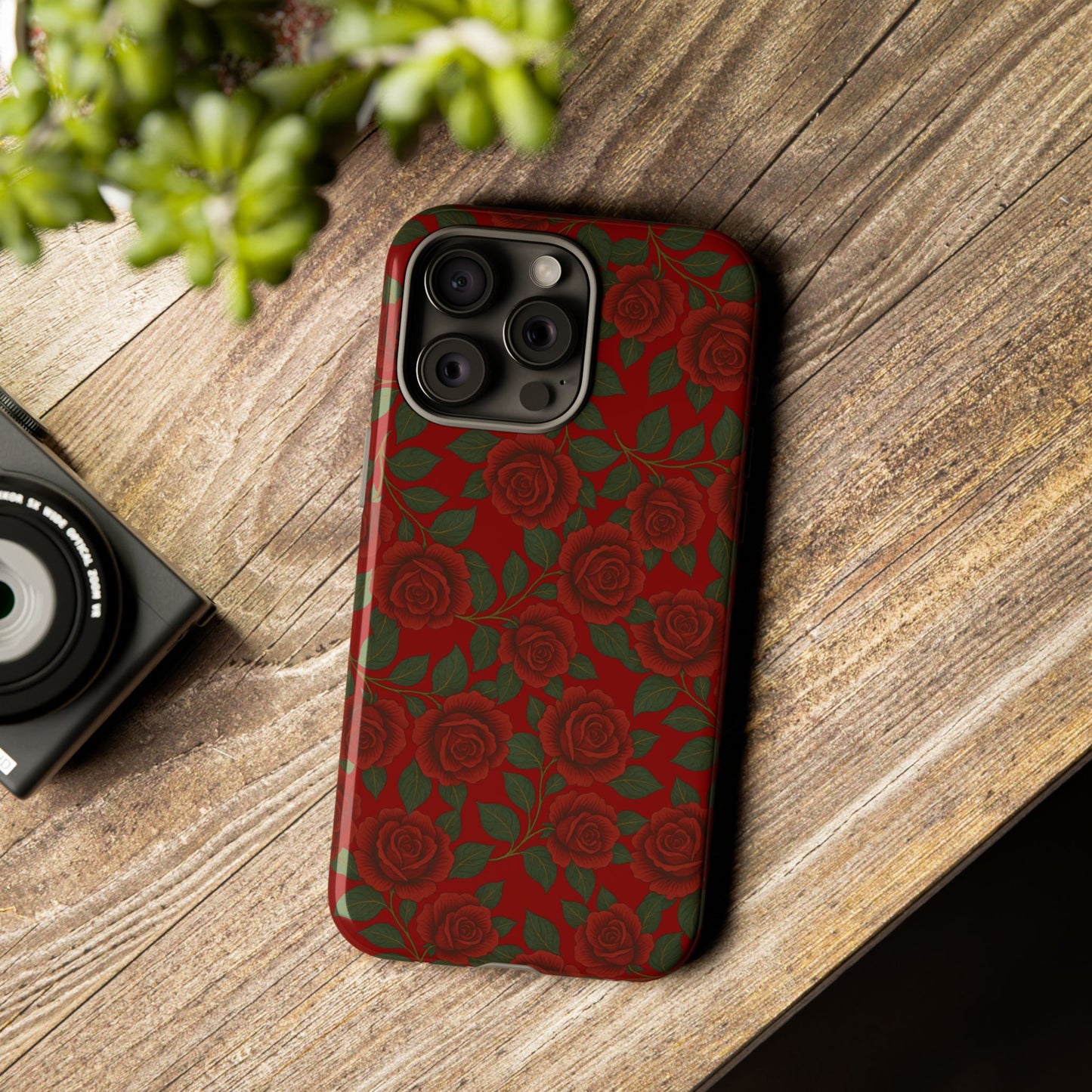 Phone Case Red Rose Tough Cases