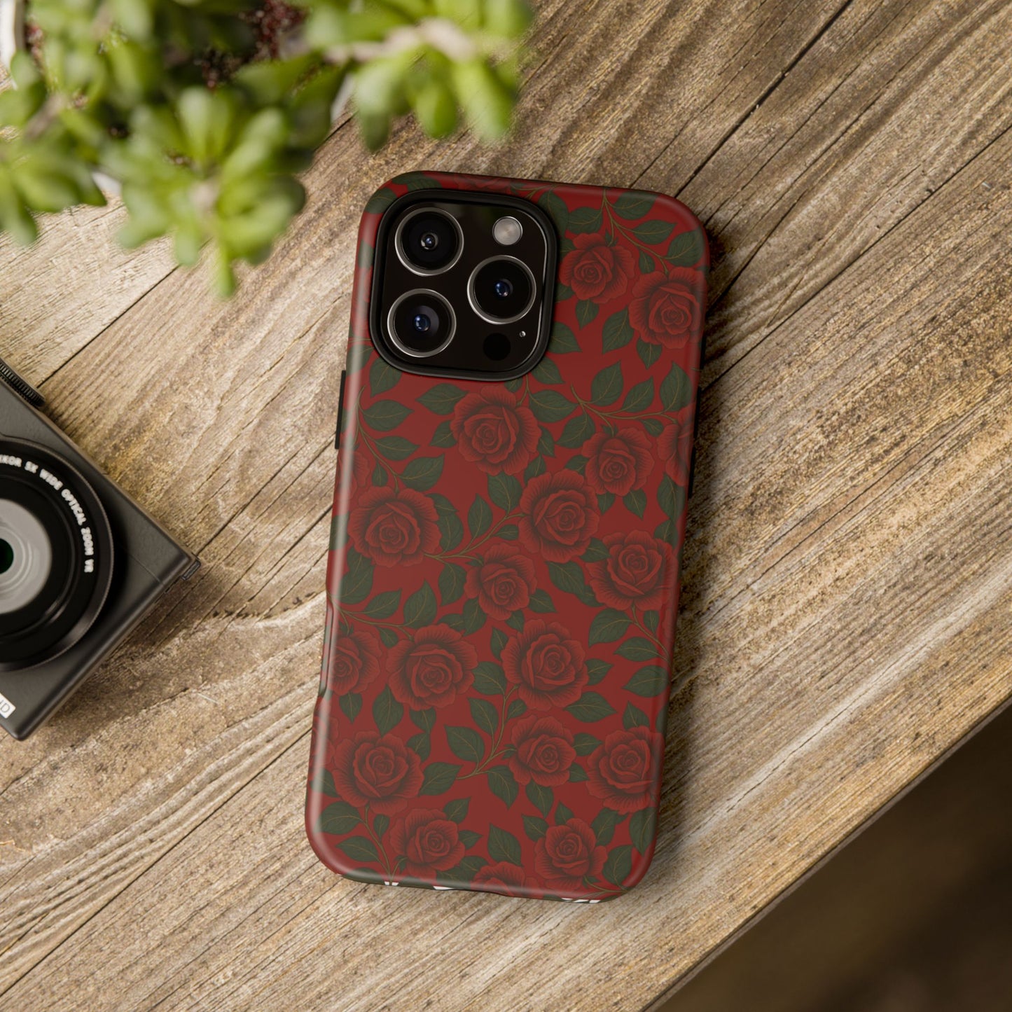 Phone Case Red Rose Tough Cases