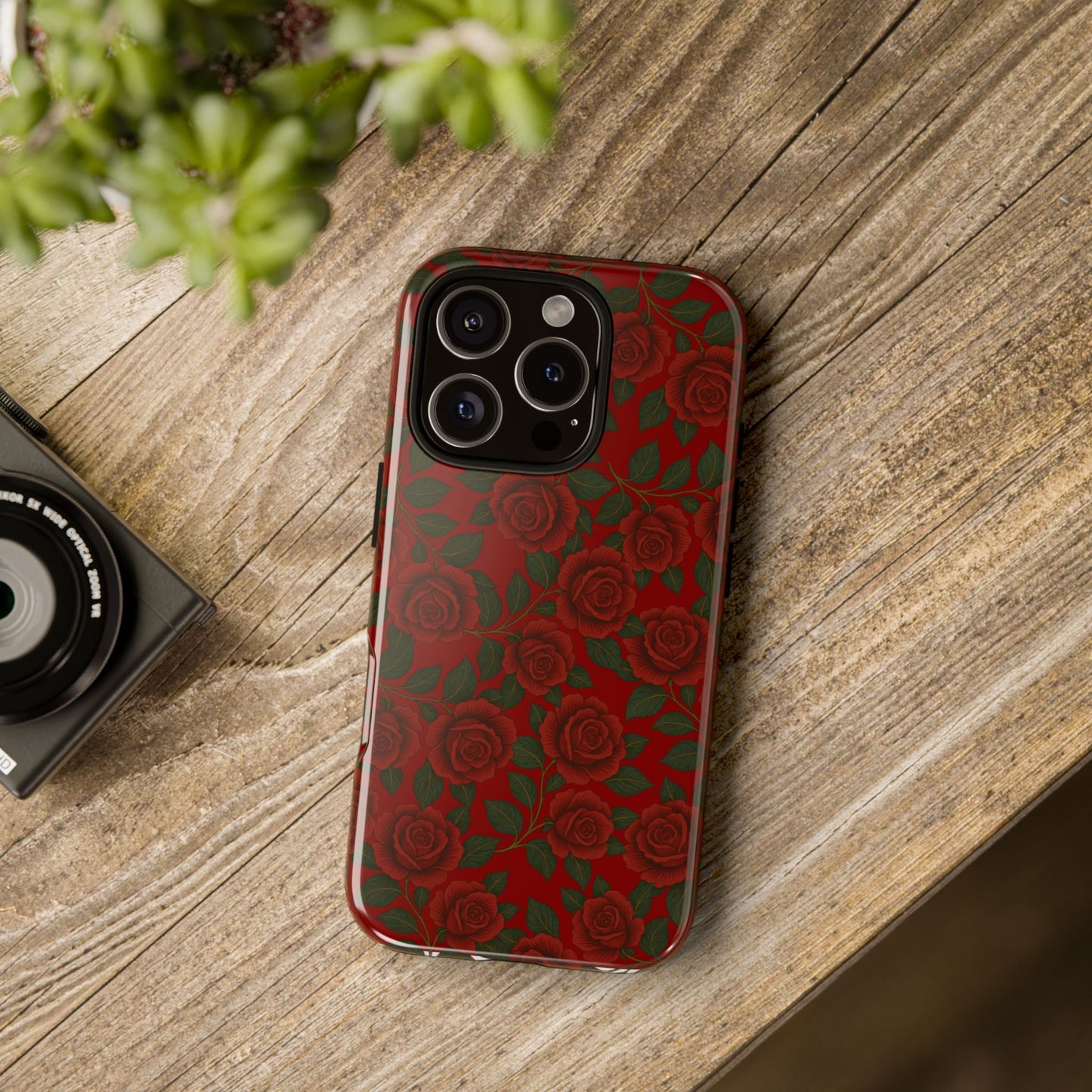 Phone Case Red Rose Tough Cases