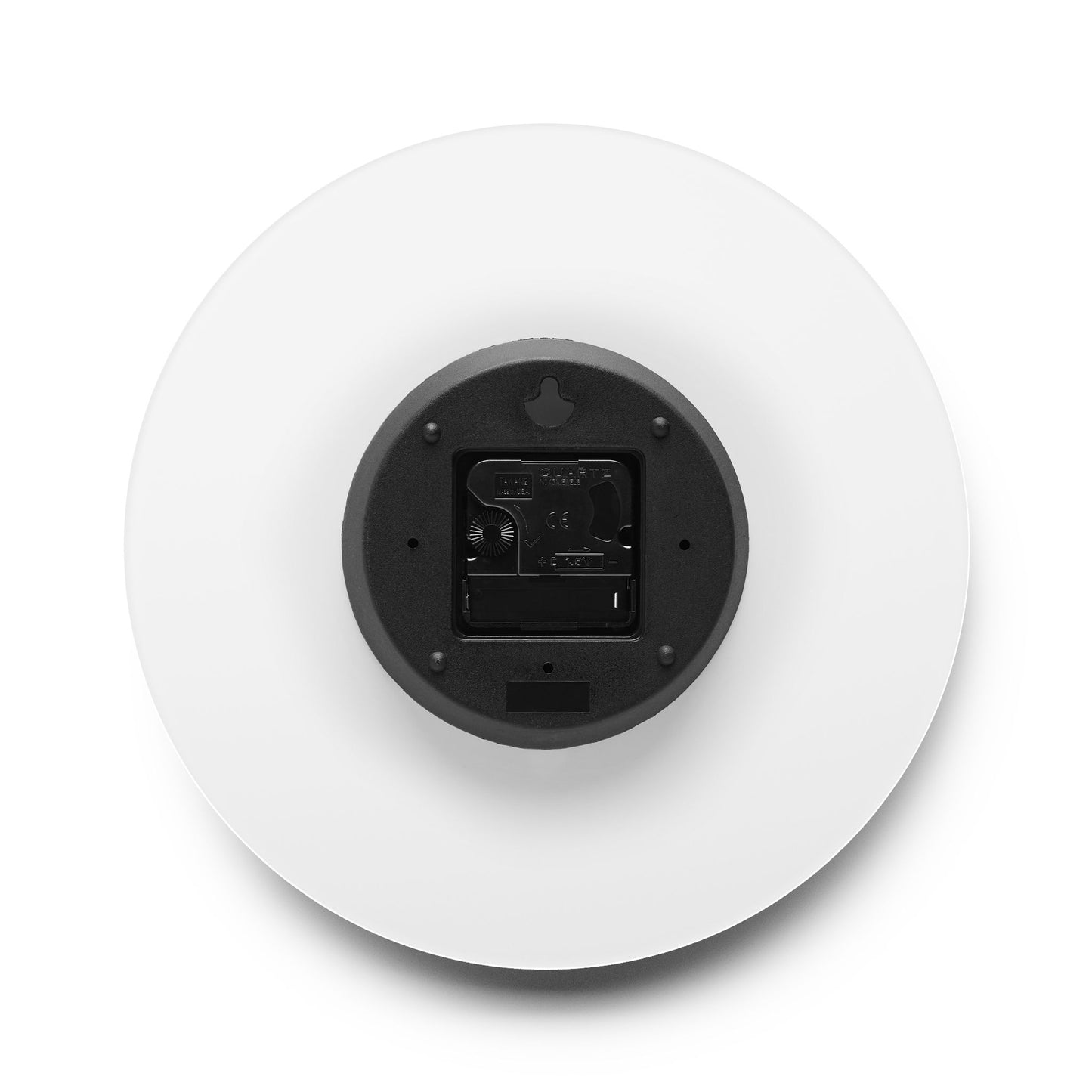 Red Rose Acrylic Wall Clock — Minimal Floral Home Decor Clock