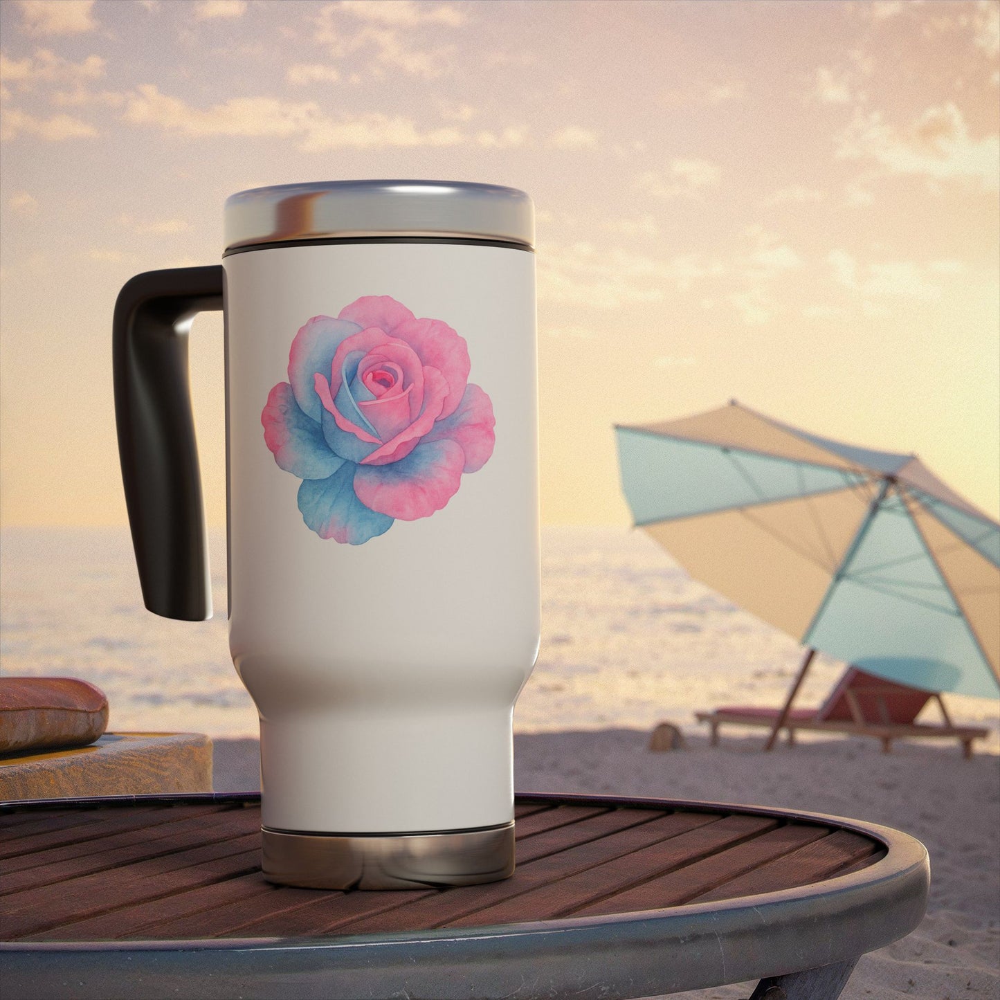 Floral Travel Mug