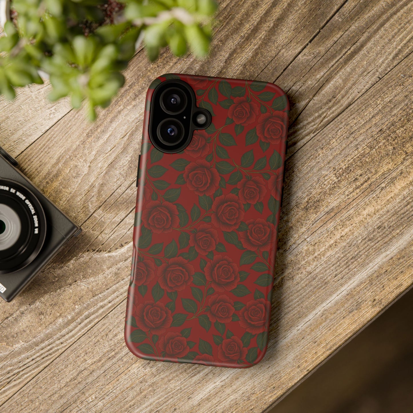 Phone Case Red Rose Tough Cases