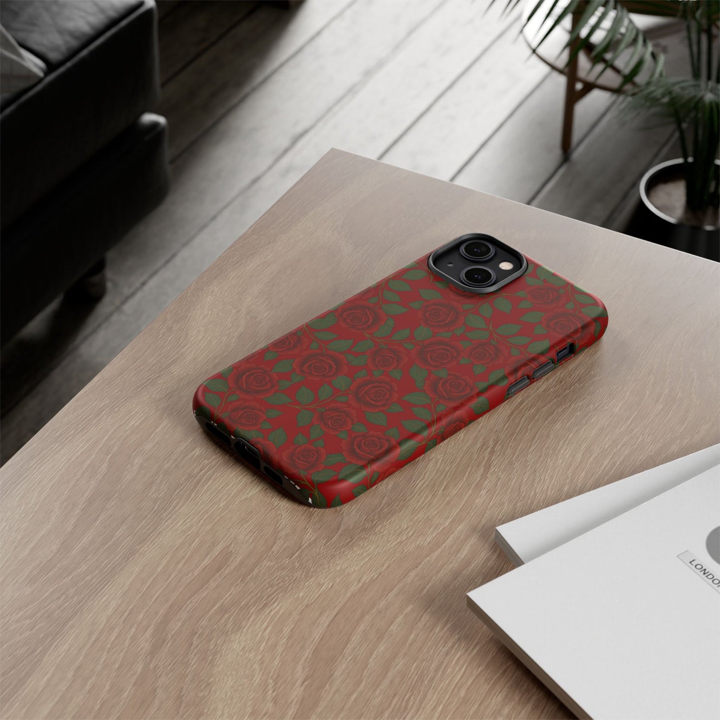 Phone Case Red Rose Tough Cases