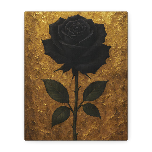Canvas Print - Black Rose Art