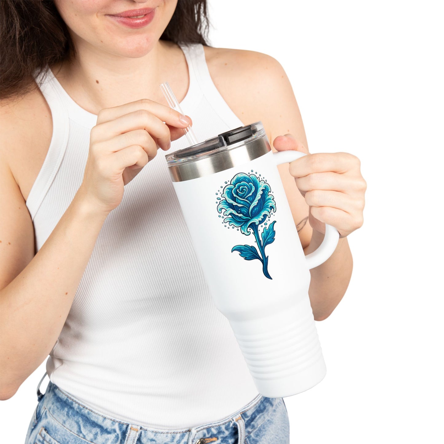 Floral Travel Mug