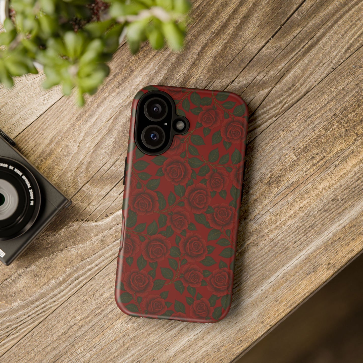 Phone Case Red Rose Tough Cases