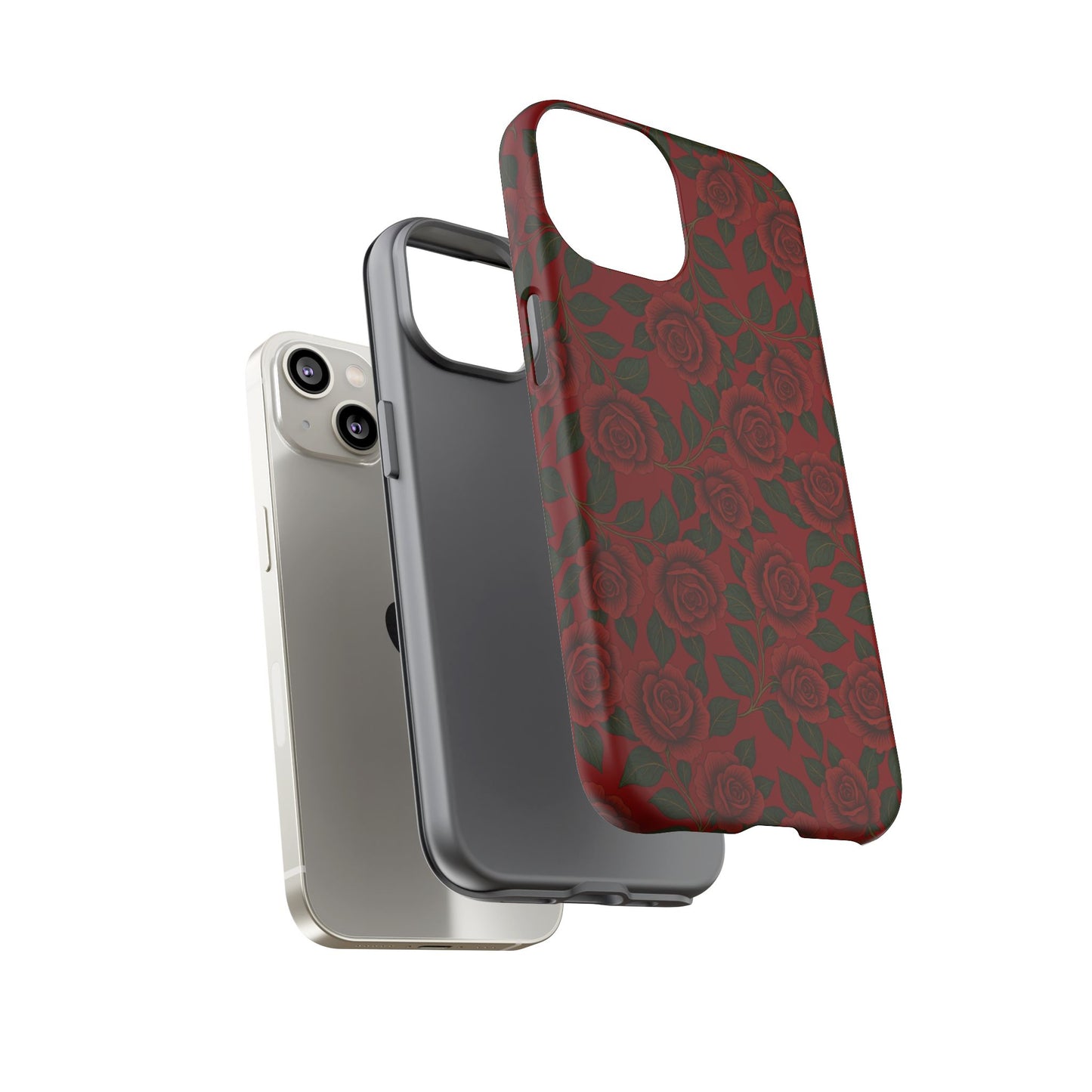 Phone Case Red Rose Tough Cases